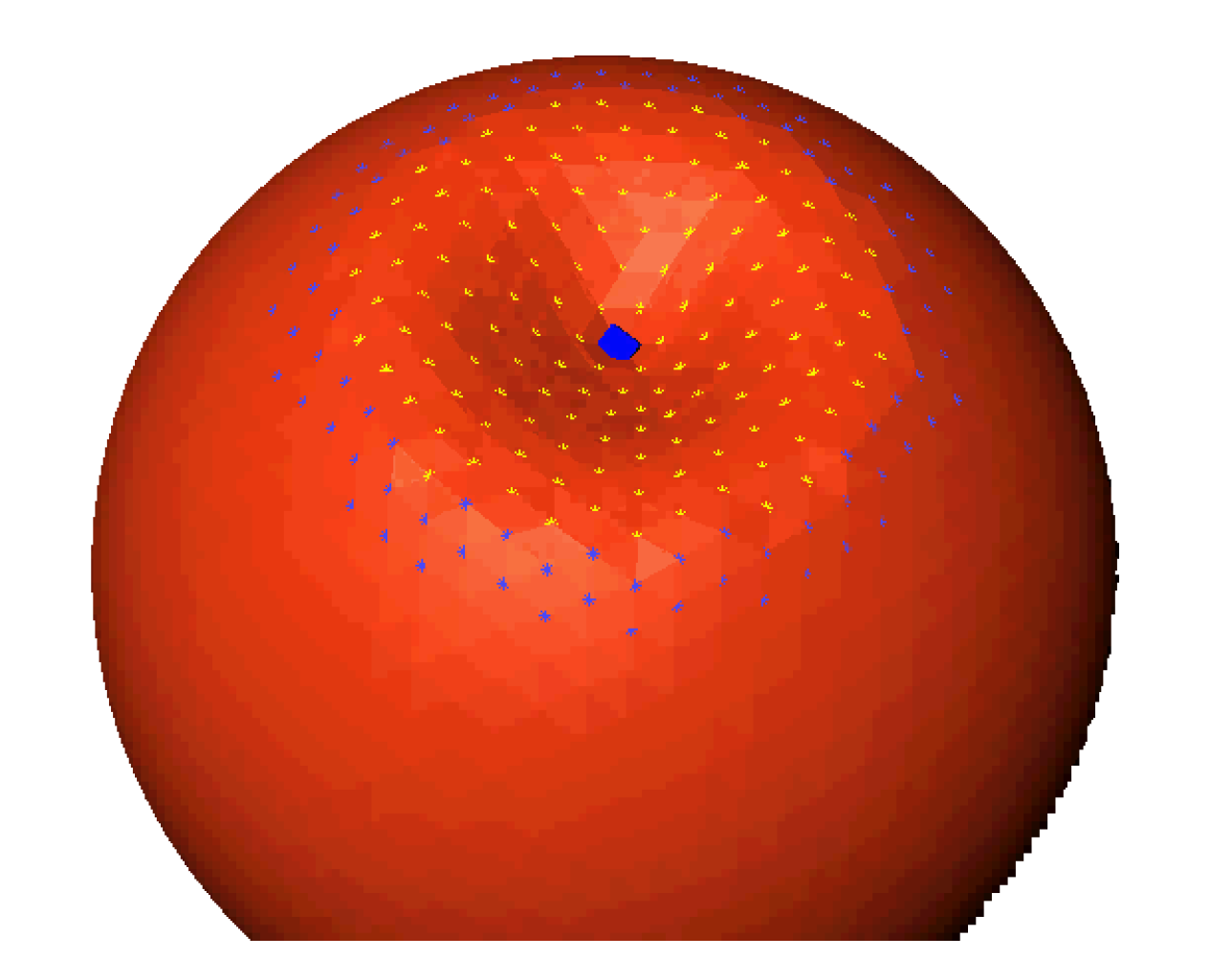 deformed sphere mesh